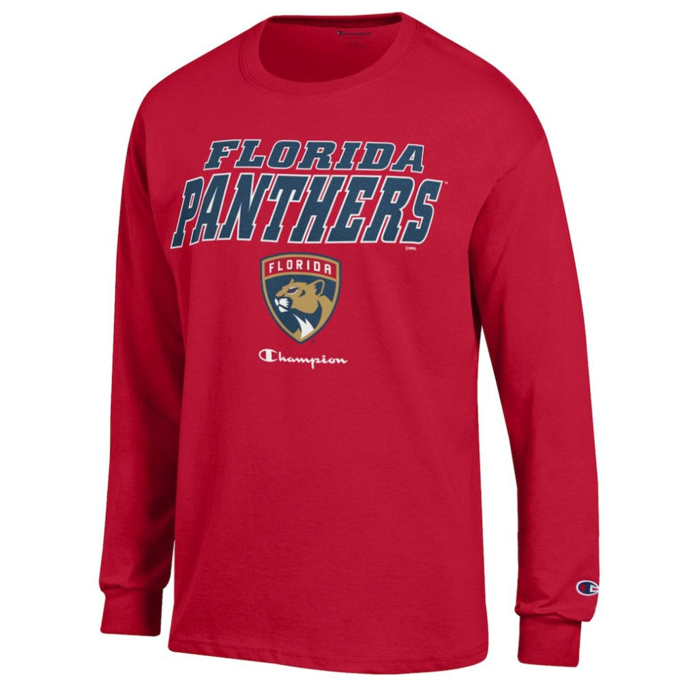 NHL Florida Panthers Champion Long-Sleeve Jersey T-Shirt - Red