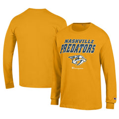 NHL Nashville Predators Champion Long-Sleeve Jersey T-Shirt - Gold