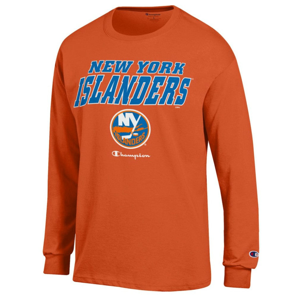 NHL New York Islanders Champion Long-Sleeve Jersey T-Shirt - Orange
