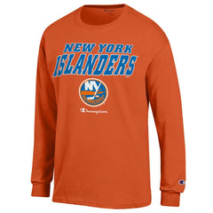 NHL New York Islanders Champion Long-Sleeve Jersey T-Shirt - Orange