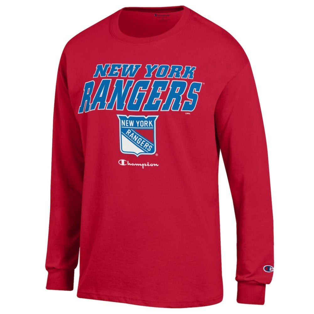 NHL New York Rangers Champion Long-Sleeve Jersey T-Shirt - Red