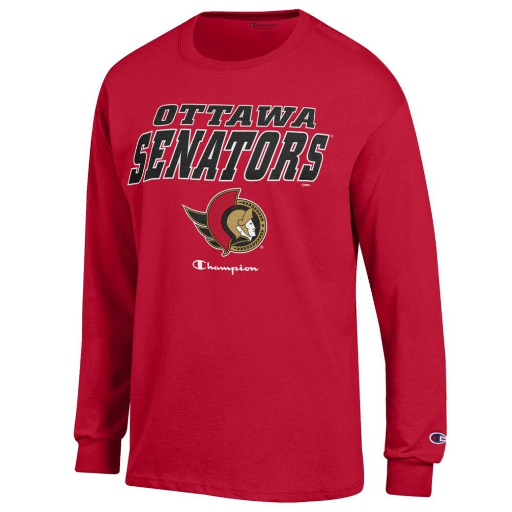 NHL Ottawa Senators Champion Long-Sleeve Jersey T-Shirt - Red