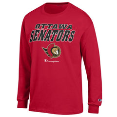 NHL Ottawa Senators Champion Long-Sleeve Jersey T-Shirt - Red