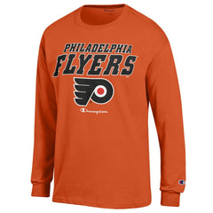 NHL Philadelphia Flyers Champion Long-Sleeve Jersey T-Shirt - Orange