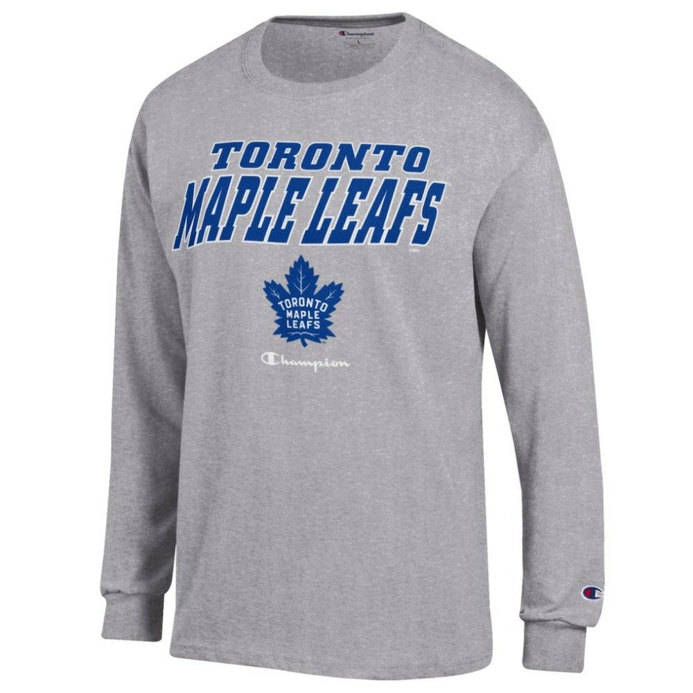 NHL Toronto Maple Leafs Champion Long-Sleeve Jersey T-Shirt - Gray