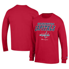 NHL Washington Capitals Champion Long-Sleeve Jersey T-Shirt - Red