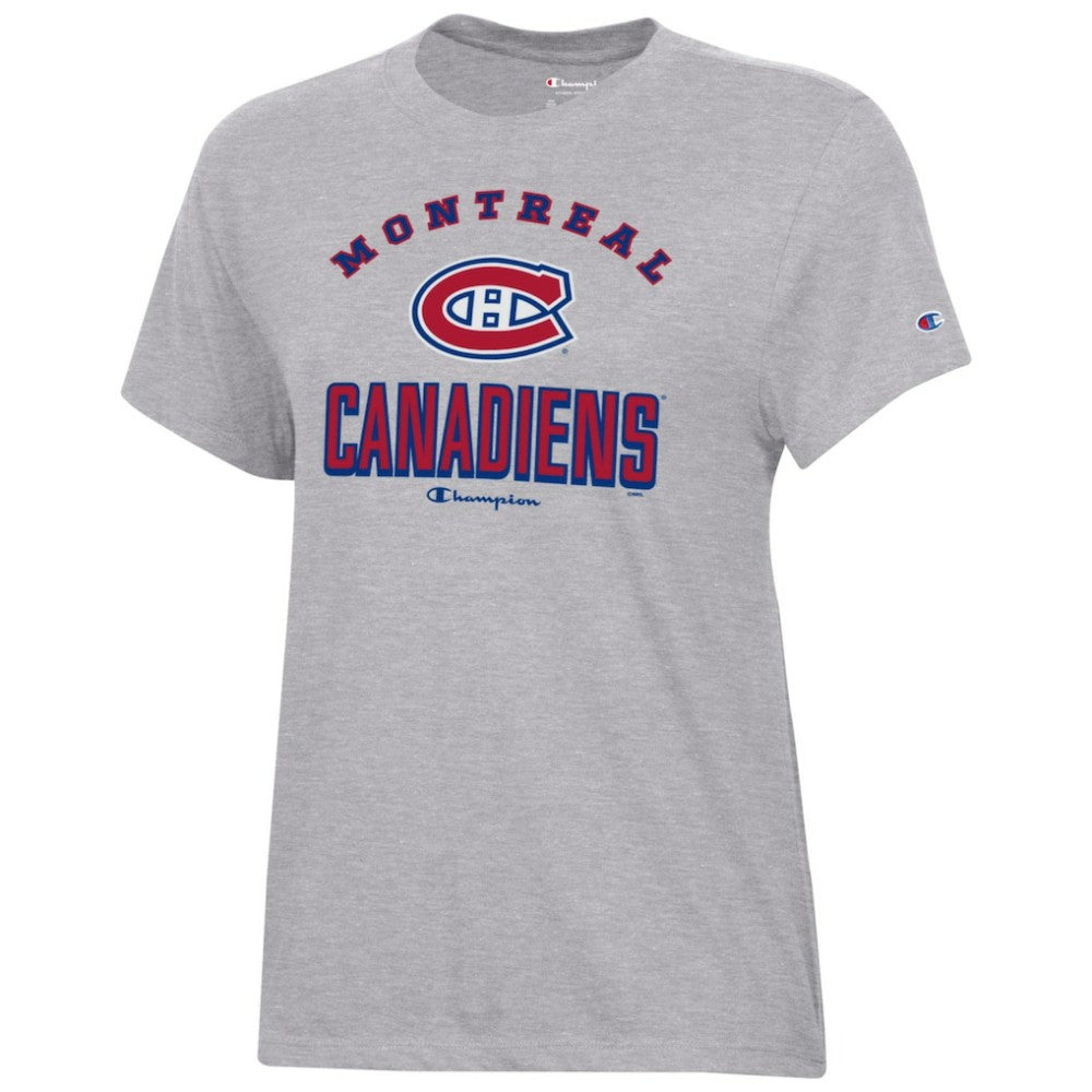 NHL Montreal Canadiens Champion Women's Core T-Shirt - Heather Gray