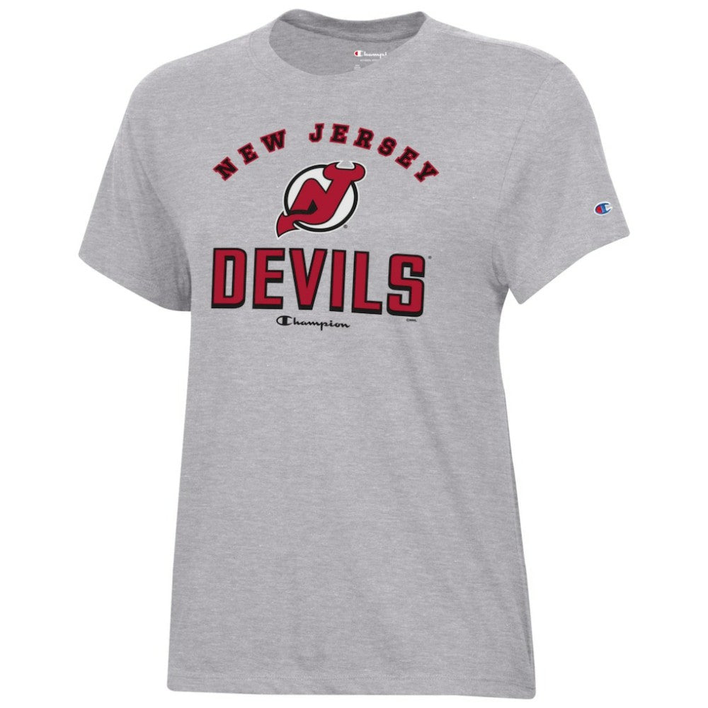 NHL New Jersey Devils Champion Women's Core T-Shirt - Heather Gray