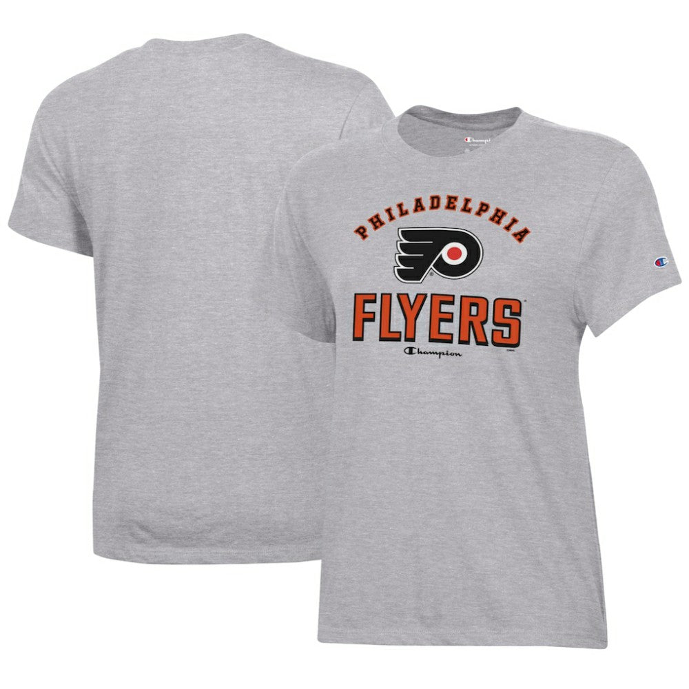 NHL Philadelphia Flyers Champion Women's Core T-Shirt - Heather Gray