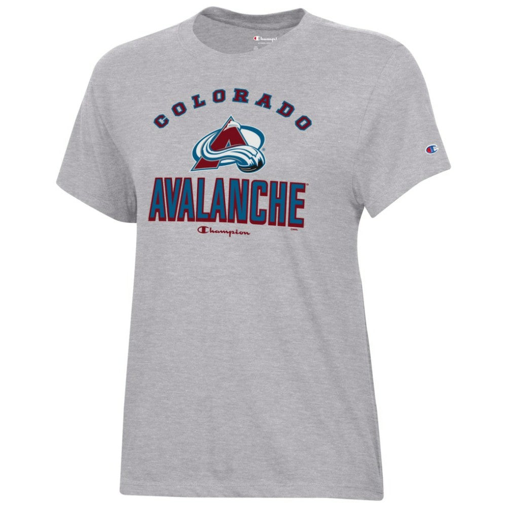 NHL Colorado Avalanche Champion Women's Core T-Shirt - Heather Gray