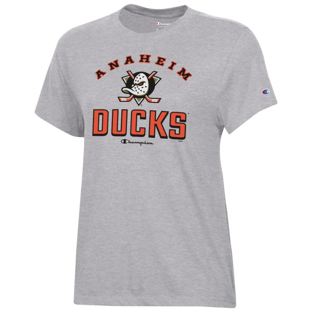NHL Anaheim Ducks Champion Women's Core T-Shirt - Heather Gray