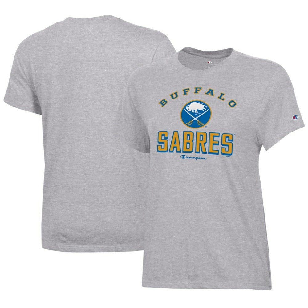 NHL Buffalo Sabres Champion Women's Core T-Shirt - Heather Gray