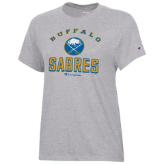 NHL Buffalo Sabres Champion Women's Core T-Shirt - Heather Gray