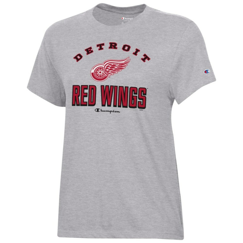 NHL Detroit Red Wings Champion Women's Core T-Shirt - Heather Gray