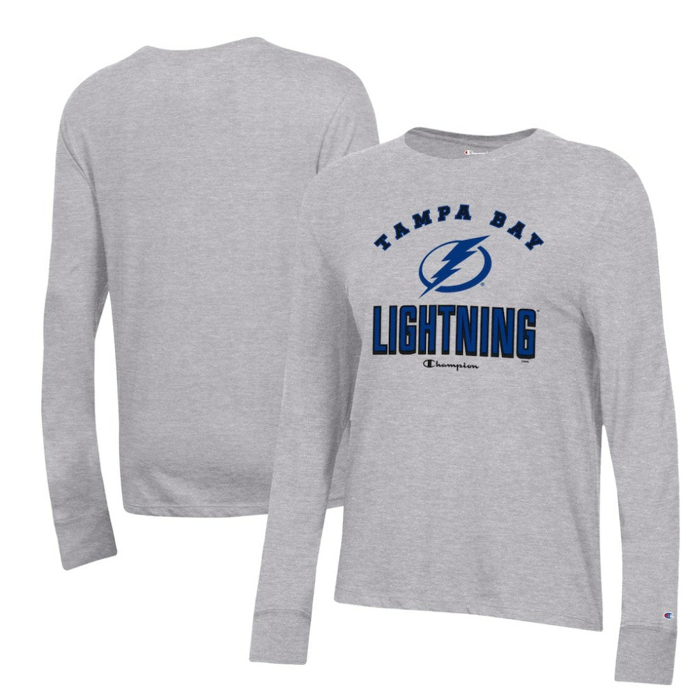 NHL Tampa Bay Lightning Champion Women's Core Long Sleeve T-Shirt - Heather Gray