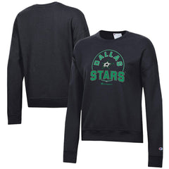 NHL Dallas Stars Champion Women's Powerblend Pullover Sweatshirt - Black
