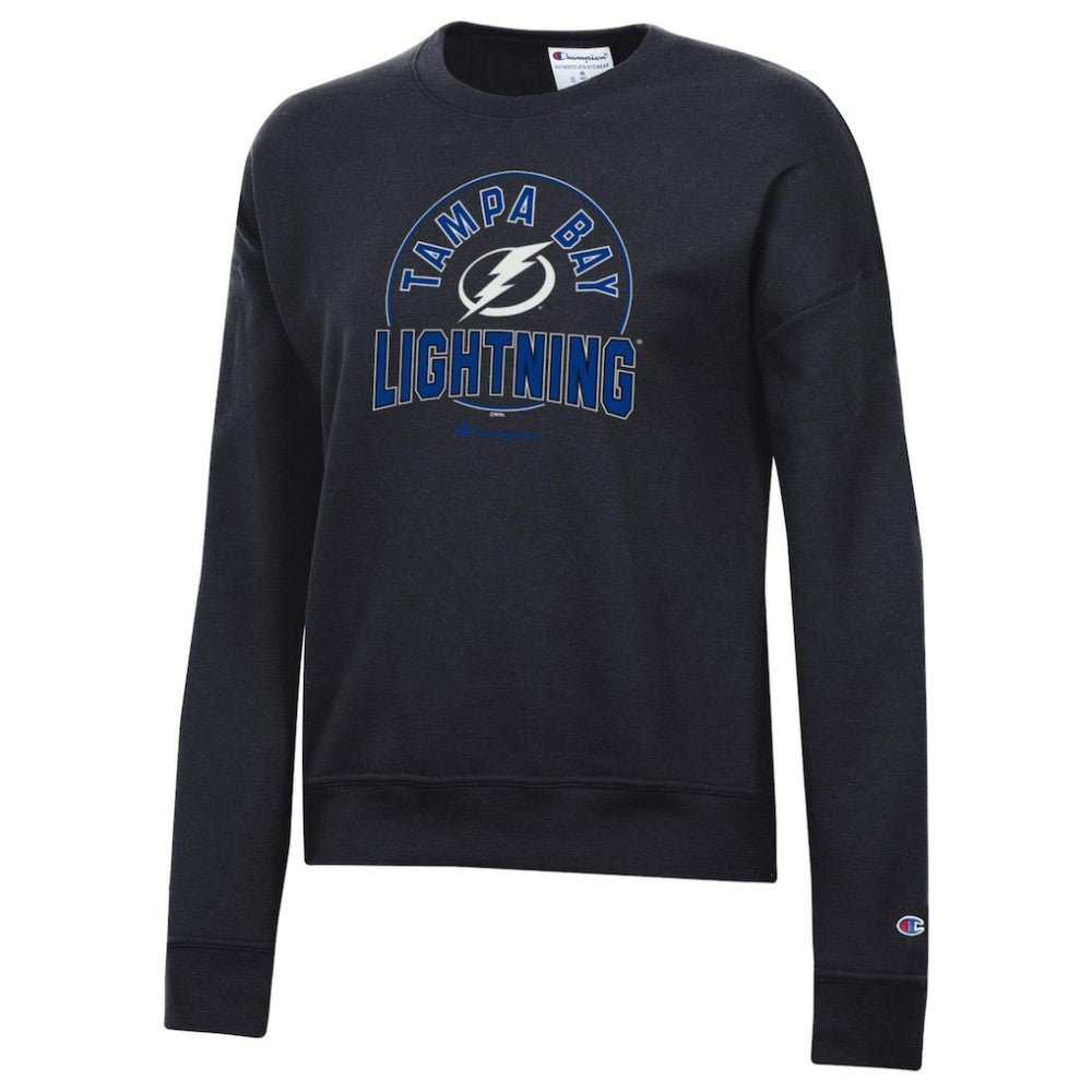 NHL Tampa Bay Lightning Champion Women's Powerblend Pullover Sweatshirt - Black