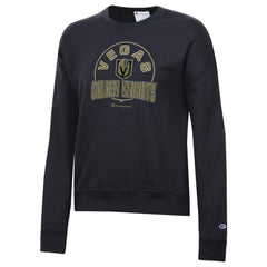 NHL Vegas Golden Knights Champion Women's Powerblend Pullover Sweatshirt - Black