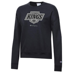NHL Los Angeles Kings Champion Women's Powerblend Pullover Sweatshirt - Black