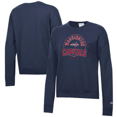 NHL Washington Capitals Champion Women's Powerblend Pullover Sweatshirt - Navy