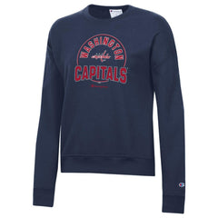 NHL Washington Capitals Champion Women's Powerblend Pullover Sweatshirt - Navy