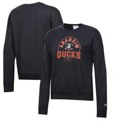NHL Anaheim Ducks Champion Women's Powerblend Pullover Sweatshirt - Black
