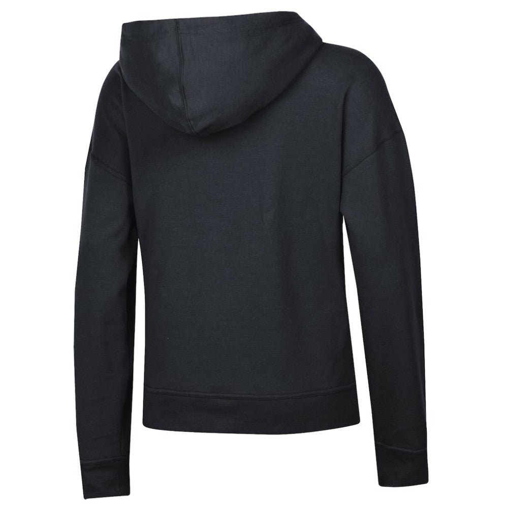 NHL Calgary Flames Champion Women's Powerblend Fleece Pullover Hoodie - Black