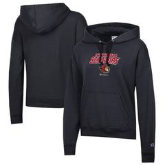 NHL Ottawa Senators Champion Women's Powerblend Fleece Pullover Hoodie - Black