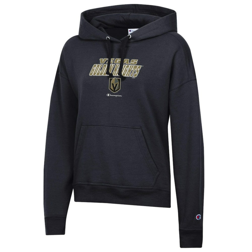 NHL Vegas Golden Knights Champion Women's Powerblend Fleece Pullover Hoodie - Black