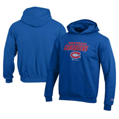 NHL Montreal Canadiens Champion Youth Eco Powerblend Pullover Hoodie - Royal
