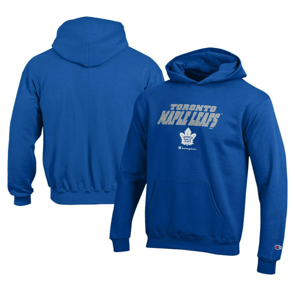 NHL Toronto Maple Leafs Champion Youth Eco Powerblend Pullover Hoodie - Royal