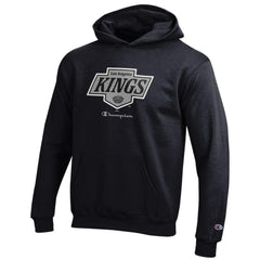 NHL Los Angeles Kings Champion Youth Eco Powerblend Pullover Hoodie - Black