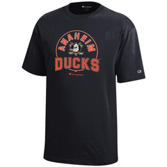 NHL Anaheim Ducks Champion Youth Jersey T-Shirt - Black
