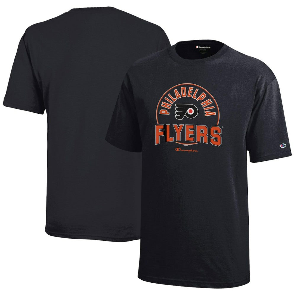 NHL Philadelphia Flyers Champion Youth Jersey T-Shirt - Black