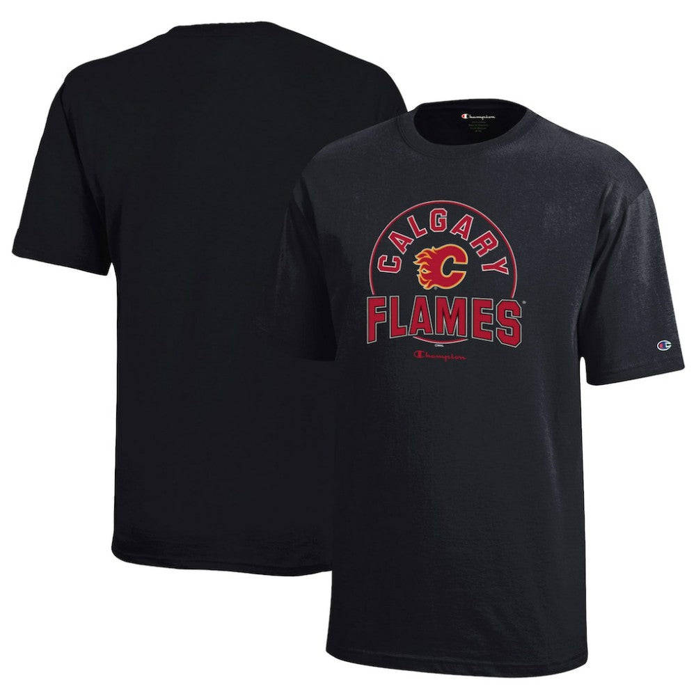 NHL Calgary Flames Champion Youth Jersey T-Shirt - Black