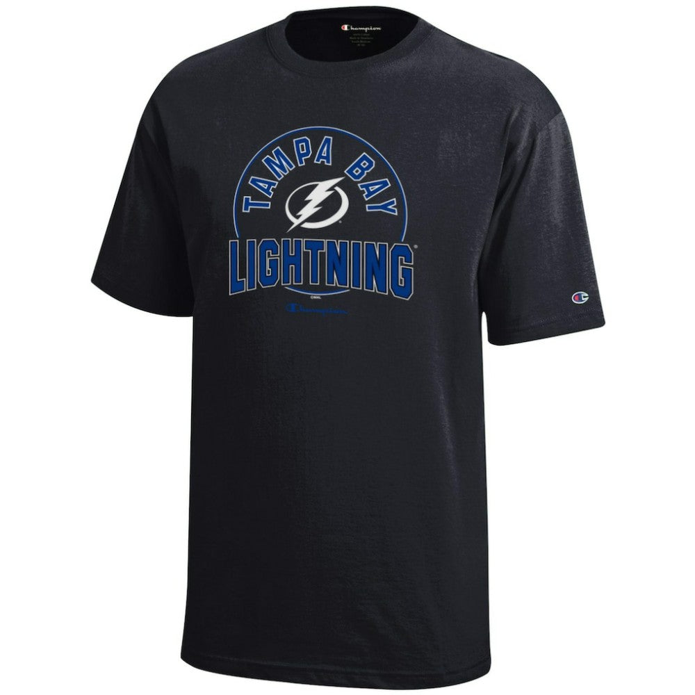 NHL Tampa Bay Lightning Champion Youth Jersey T-Shirt - Black