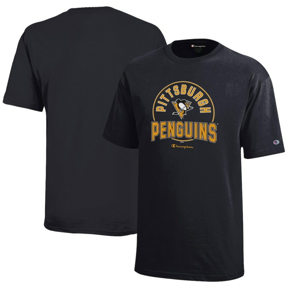 NHL Pittsburgh Penguins Champion Youth Jersey T-Shirt - Black