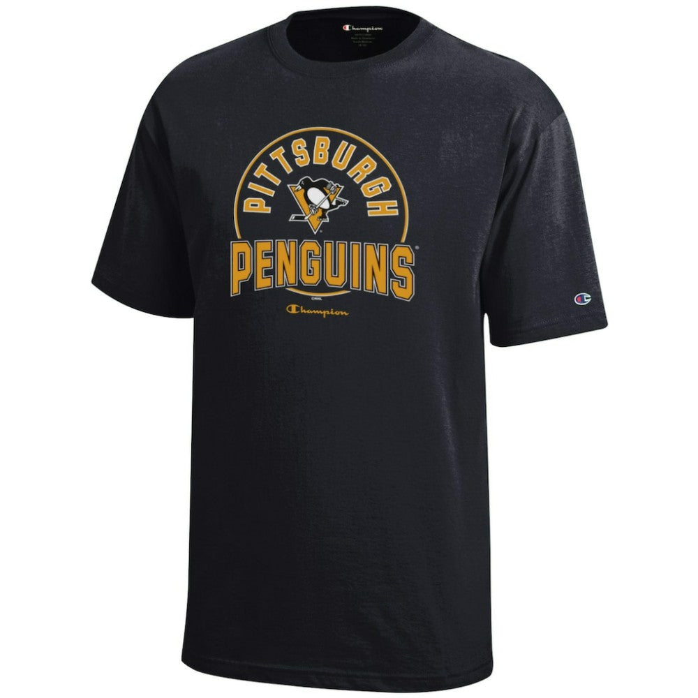 NHL Pittsburgh Penguins Champion Youth Jersey T-Shirt - Black