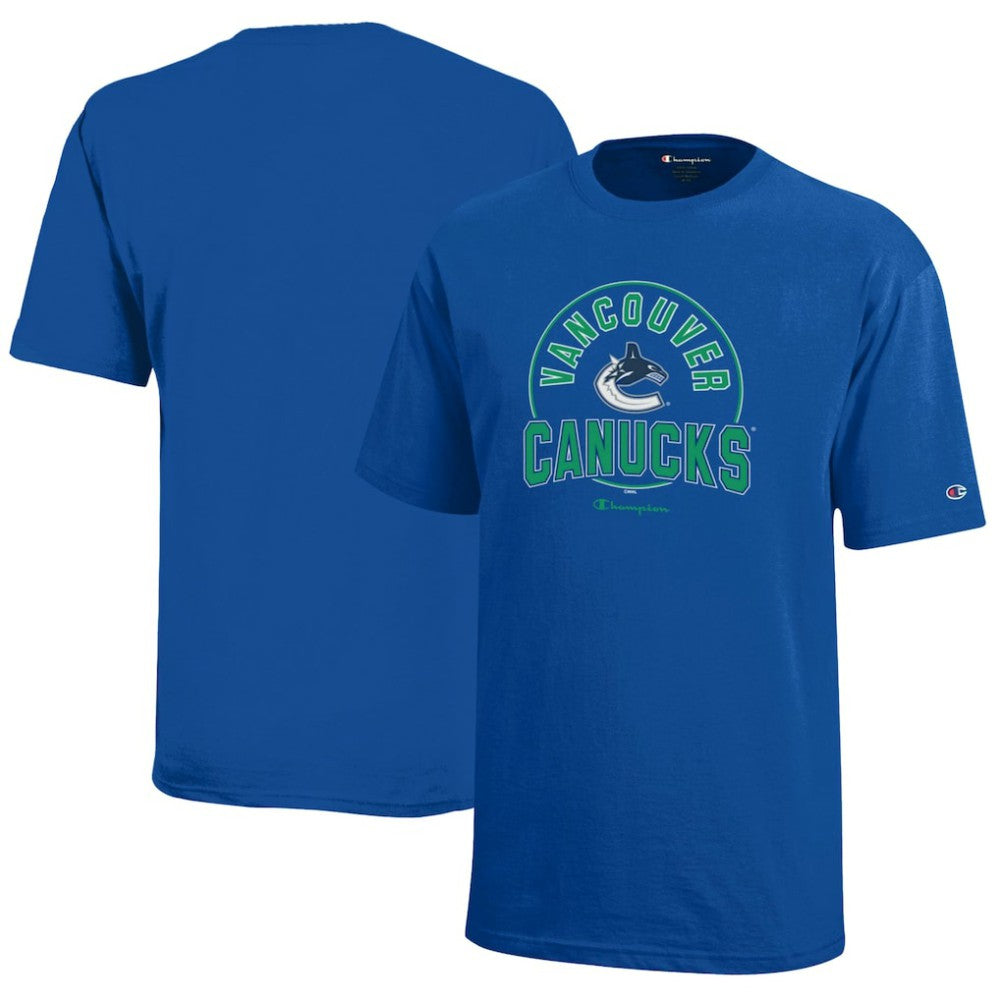 NHL Vancouver Canucks Champion Youth Jersey T-Shirt - Royal