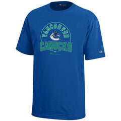 NHL Vancouver Canucks Champion Youth Jersey T-Shirt - Royal