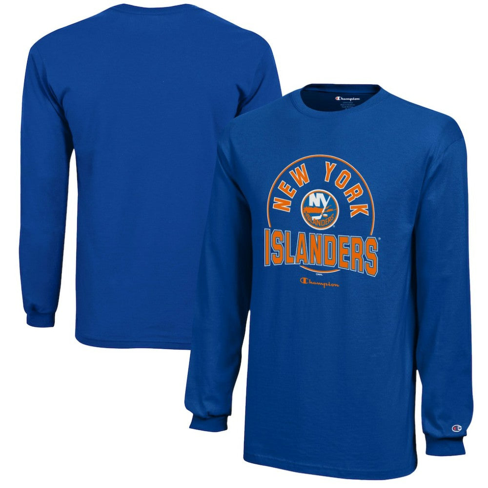 NHL New York Islanders Champion Youth Long-Sleeve Jersey T-Shirt - Royal