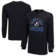 NHL Tampa Bay Lightning Champion Youth Long-Sleeve Jersey T-Shirt - Black