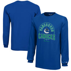NHL Vancouver Canucks Champion Youth Long-Sleeve Jersey T-Shirt - Royal