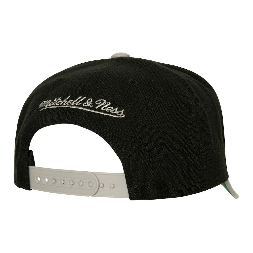 Brooklyn Nets Soul XL Logo Pro Crown Snapback Hat Black/Gray