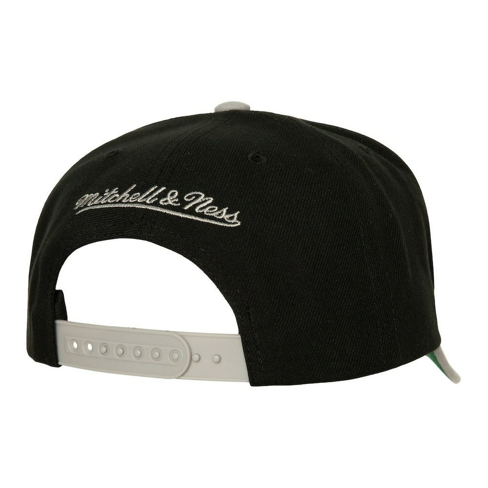 Brooklyn Nets Soul XL Logo Pro Crown Snapback Hat Black/Gray