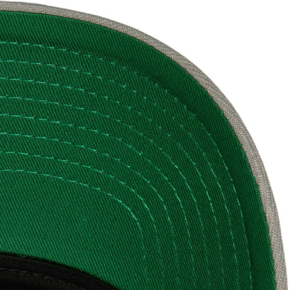 Brooklyn Nets Soul XL Logo Pro Crown Snapback Hat Black/Gray