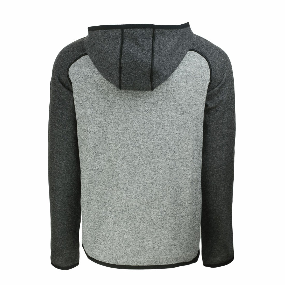 Detroit Lions Cutter & Buck Americana Mainsail Full-Zip Hooded Jacket Heather Gray/Heather Charcoal