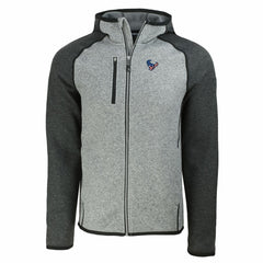 Houston Texans Cutter & Buck Americana Mainsail Full-Zip Hooded Jacket Heather Gray/Heather Charcoal
