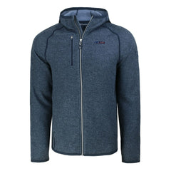 San Francisco 49ers Cutter & Buck Americana Mainsail Full-Zip Hooded Jacket Heather Navy