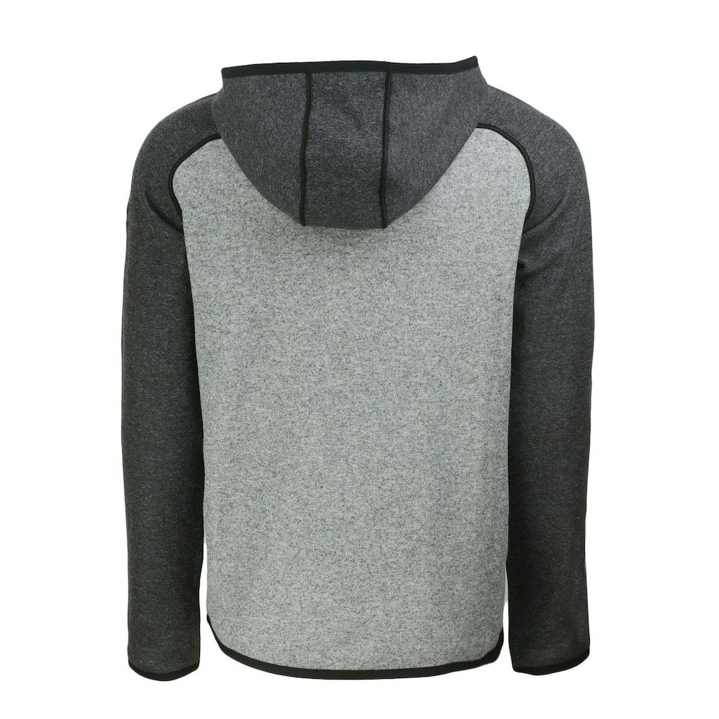 Denver Broncos Cutter & Buck Americana Mainsail Full-Zip Hooded Jacket Heather Gray/Heather Charcoal